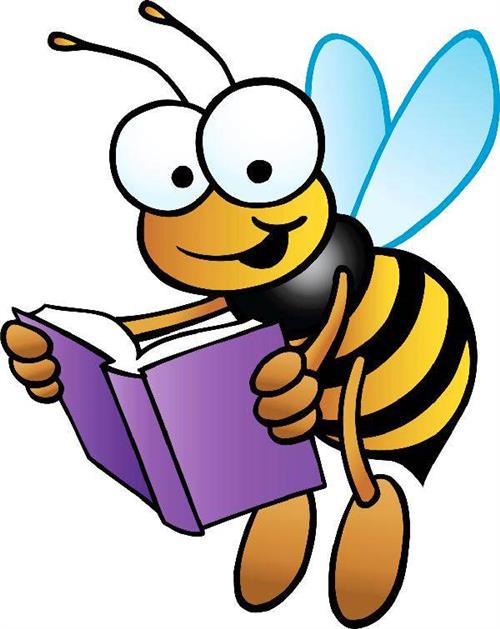 Bee with Book 